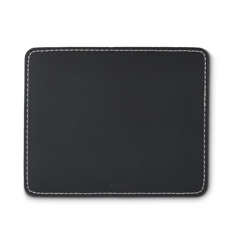 Hama, xx leather look mouse pad, black