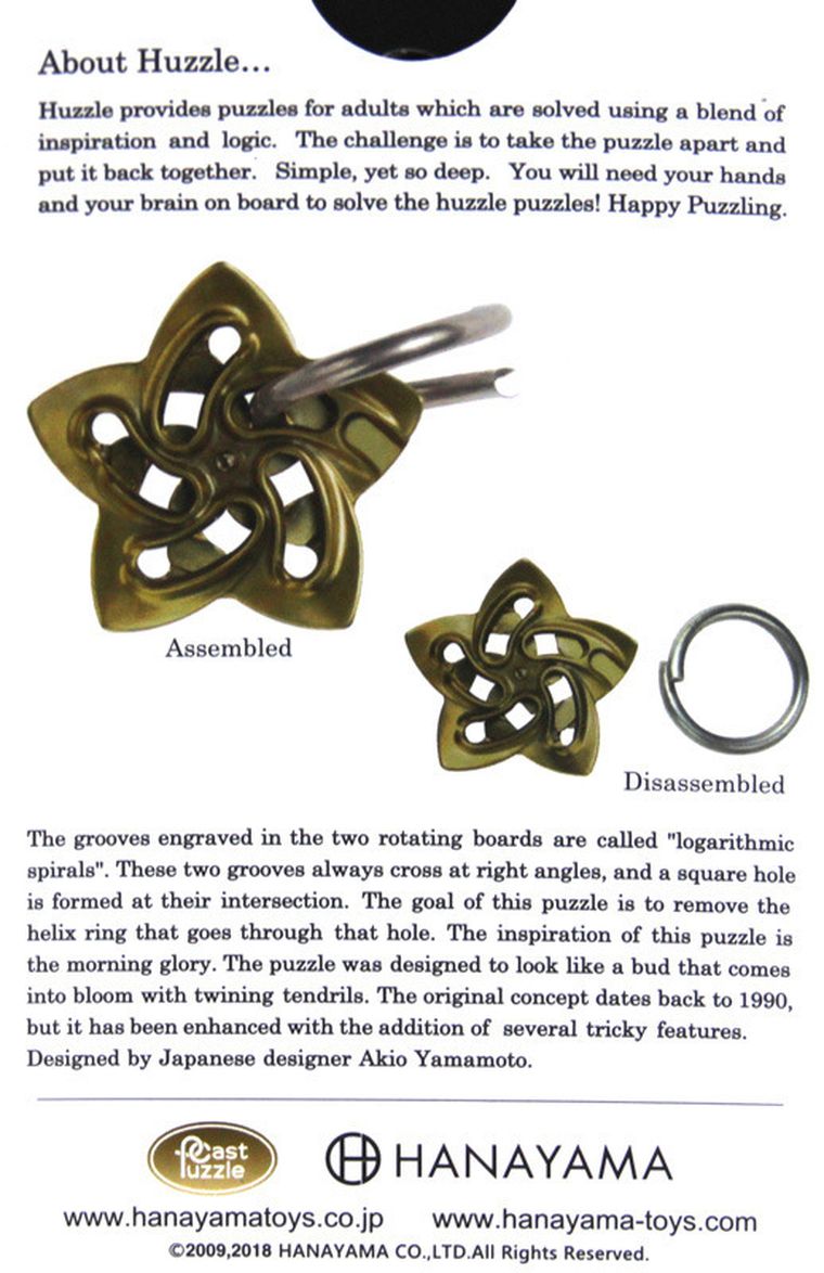 Hanayama, Huzzle Cast Helix, łamigłówka, poziom 5/6