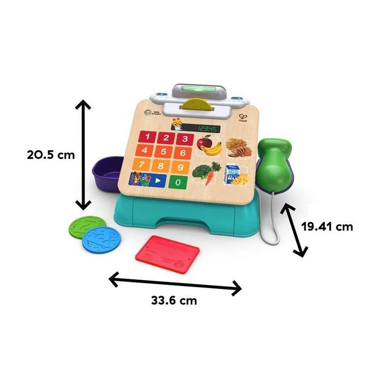 Hape, Baby Einstein, Magiczna dotykowa kasa fiskalna, zabawka interaktywna