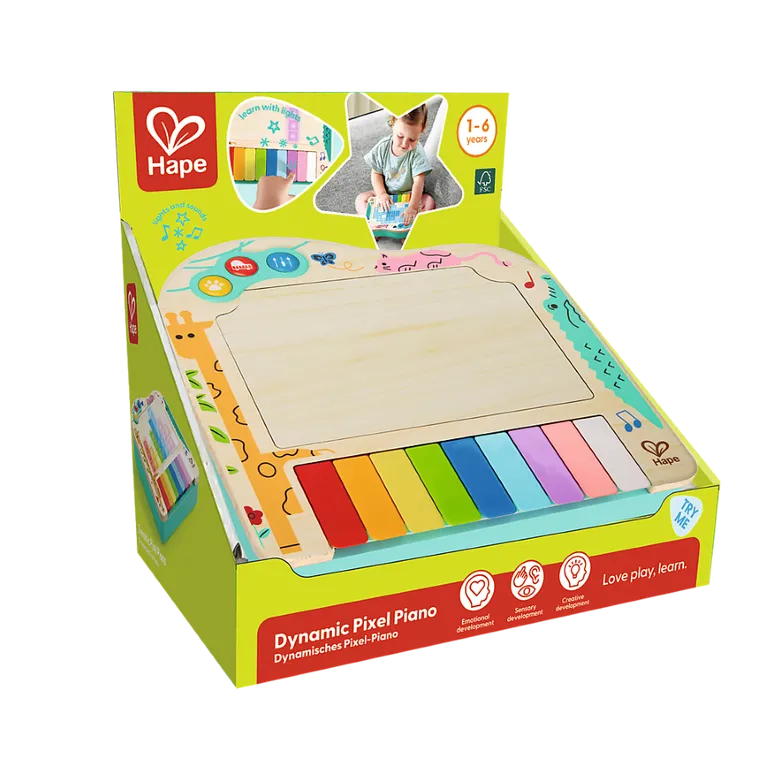 Hape, Pikselowe Pianinko, zabawka muzyczna