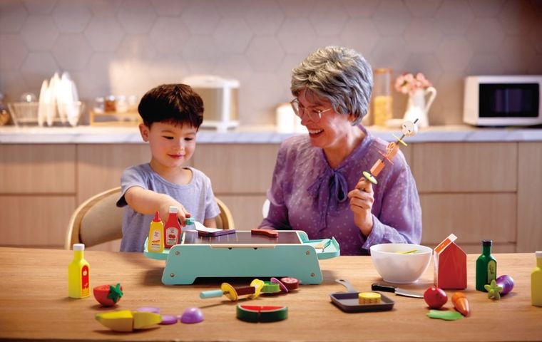 Hape, zestaw grillowy, 24 elementy