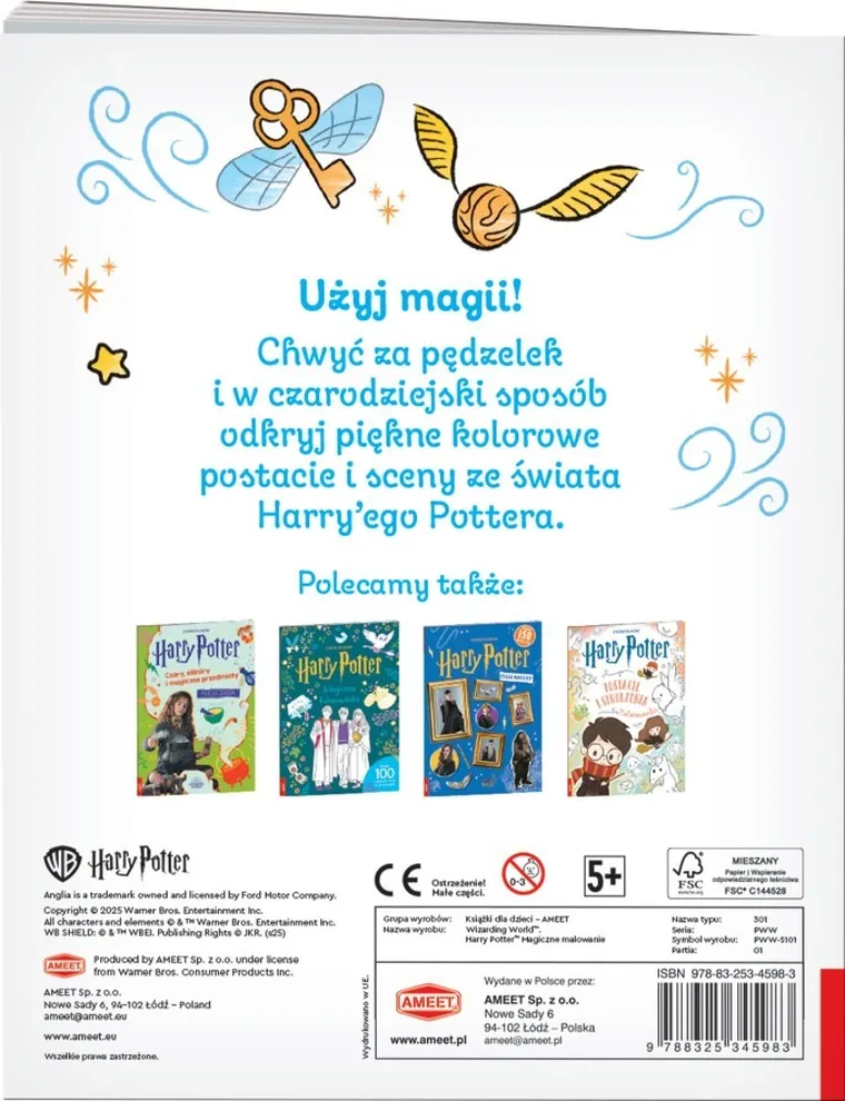 Harry Potter. Magiczne malowanie