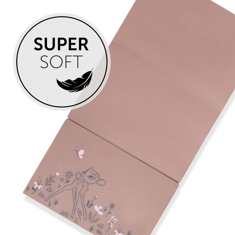Hauck, Bambi, Sleeper, materac 2w1, Rose, 60-120 cm