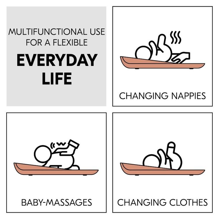 Hauck, Change N Clean, przewijak, Cork