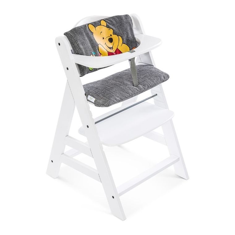 Hauck, Deluxe, Kubuś Puchatek, wkładka do krzesełka, grey