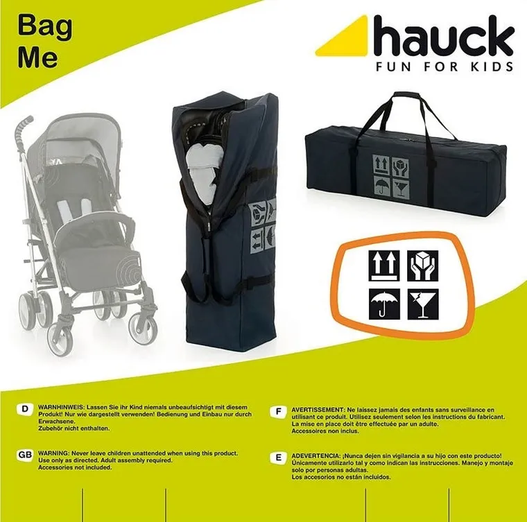 Hauck, torba na wózek, Bag Me