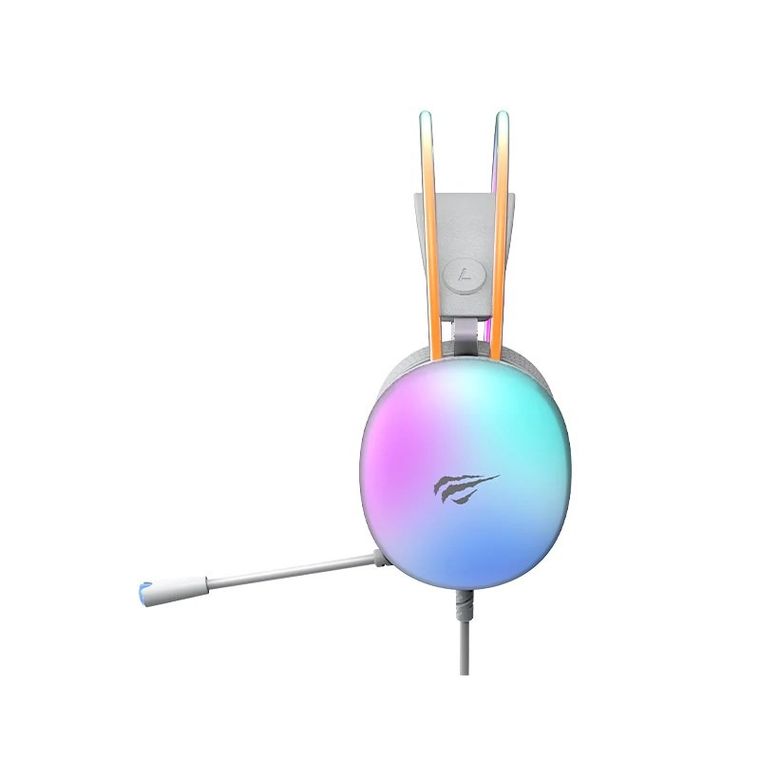 Havit, H2037d, słuchawki gamingowe, biały