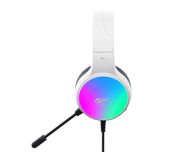 Havit, słuchawki gamingowe, H2043U, czarno-biały