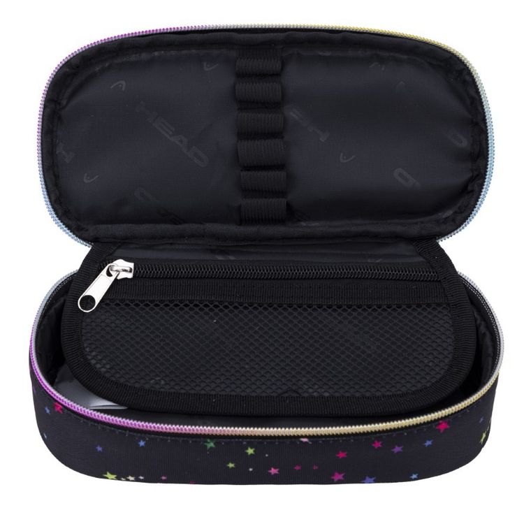 Head, Golden Effect, piórnik, owalny, Rainbow Kitty