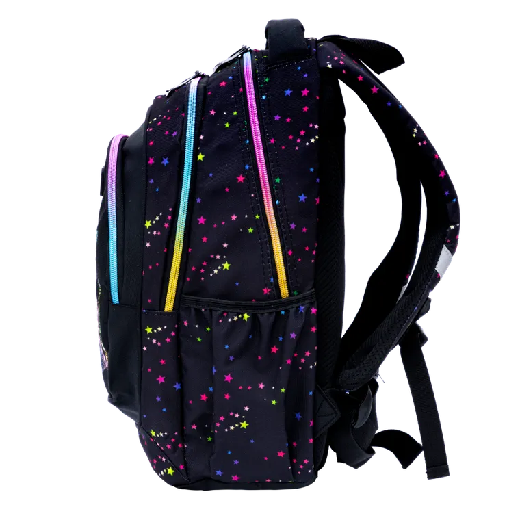 Head, Golden Effect, plecak szkolny, Rainbow Kitty