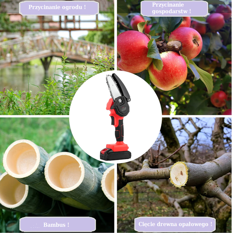 Hedo, Mini piła łańcuchowa, czerwona