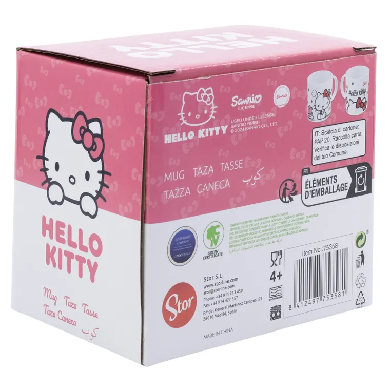 Hello Kitty, kubek ceramiczny, 325 ml