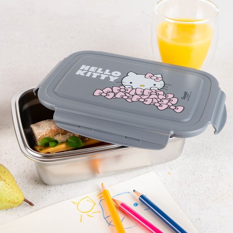 Hello Kitty, lunchbox stalowy, 750 ml