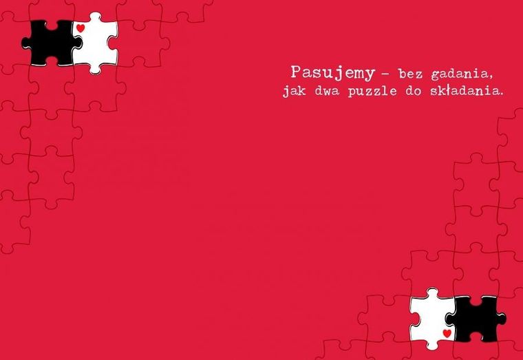 Henry, karnet B6, Walentynki, Puzzle