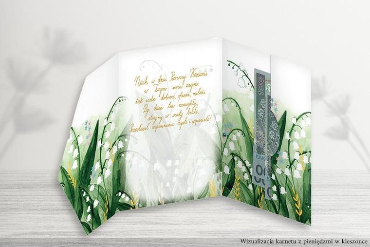 Henry, karnet koperta A5, konwalio-niezapominajki