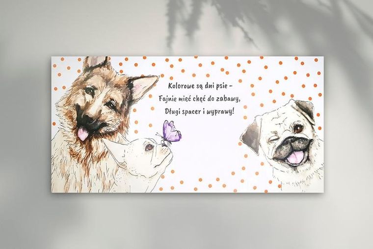 Henry, karnet, pies pomarańcz