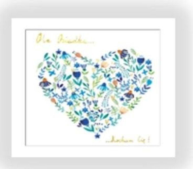 Henry, karnet, serce kwiatowe, dziadek