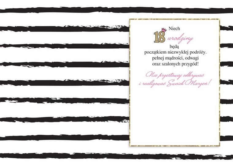 Henry, karnet z kopertą A5, Urodziny 18, Zloc Prison Pink