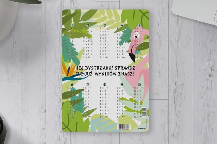 Henry, podkładka na biurko, mata, dwustronna, A4, żyrafa