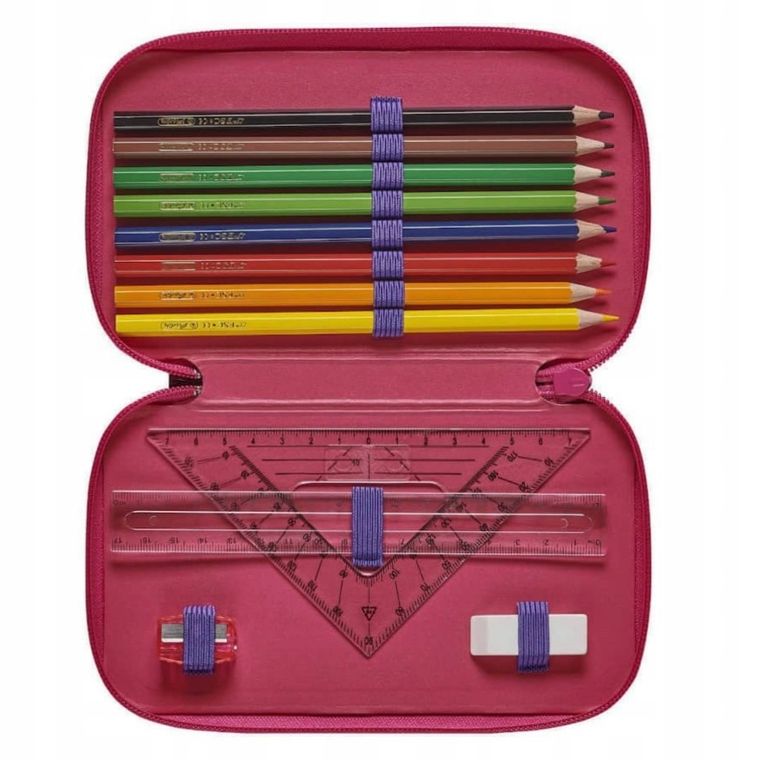 Herlitz, Cute Animals, piórnik z wyposażeniem, Zebra