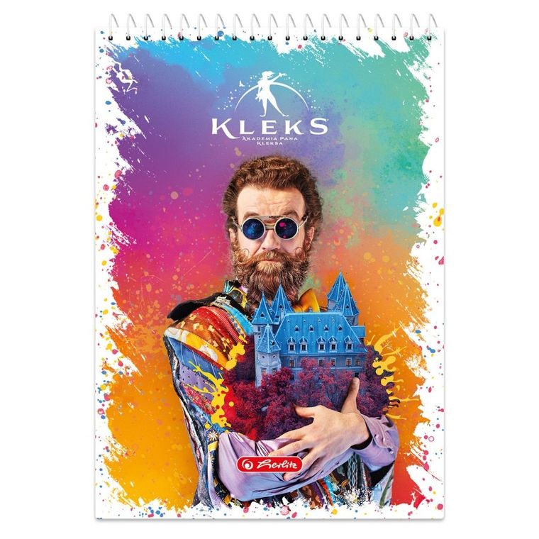 Herlitz, Kleks, kołonotes, A6, 40 stron, kratka, 1 szt.