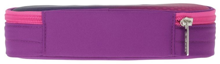 Herlitz, piórnik, owalny, różowo-fioletowy