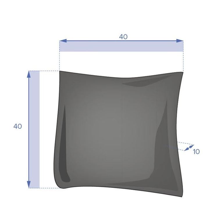 Hesperide, poduszka ogrodowa ze ściąganą poszewką, korai, 40-40 cm