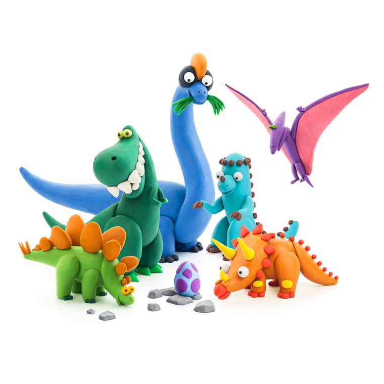 Hey Clay, Dinozaury, masa plastyczna