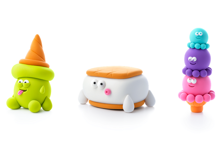 Hey Clay, Lody, masa plastyczna, 15 szt.