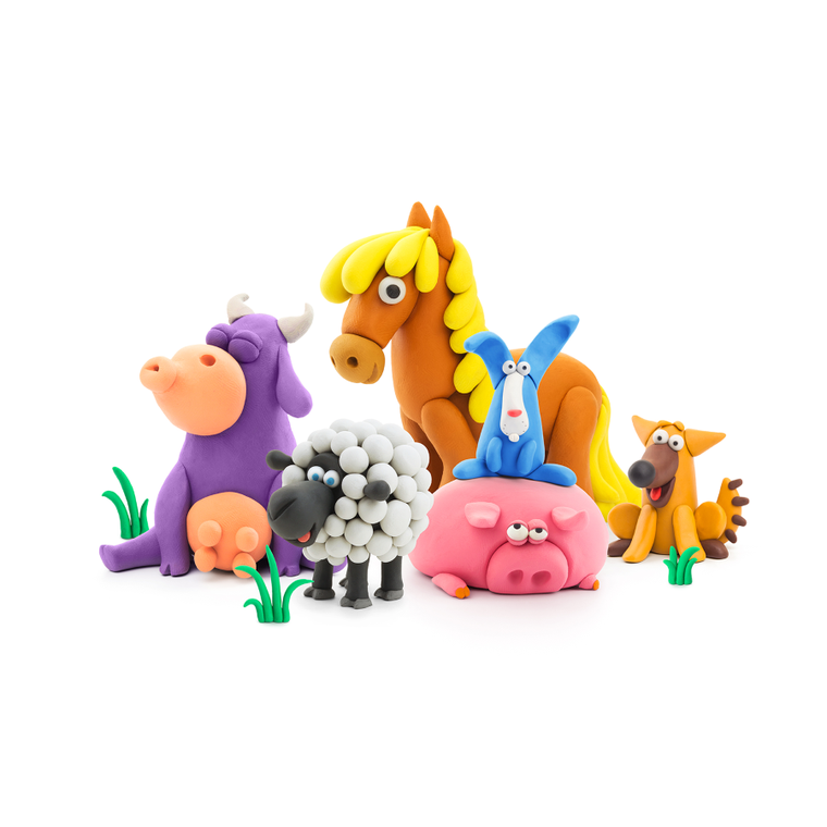 Hey Clay, Zwierzęta, masa plastyczna