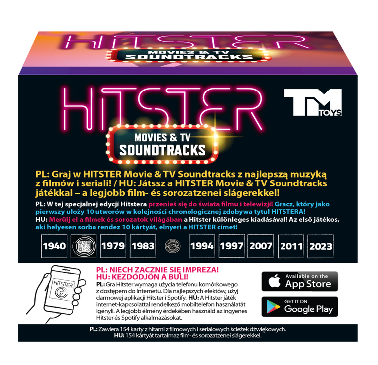 Hitster, Muzyka Filmy i Seriale, dodatek do muzycznej gry towarzyskiej