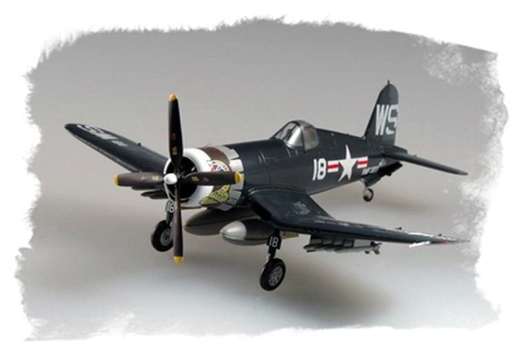 Hobby Boss, F4U-4 Corsair, śmigłowiec, model do sklejania, 1:72