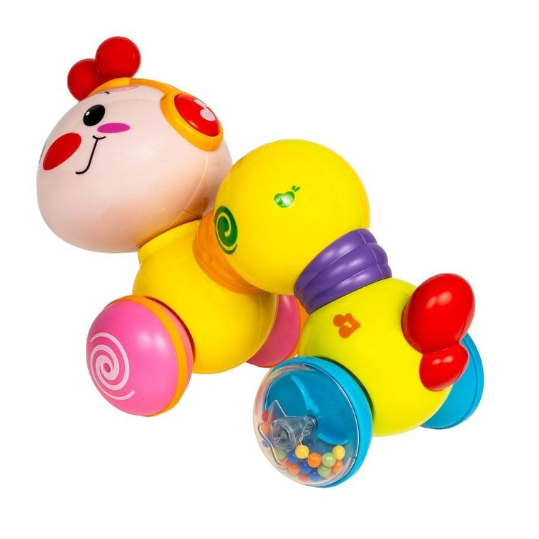 Hola, Gąsienica, zabawka interaktywna, światło i dźwięk