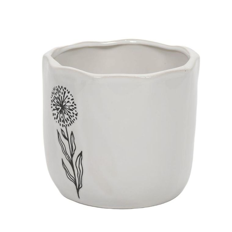 Home Styling Collection, ceramiczna osłonka na doniczkę, średnica 15 cm