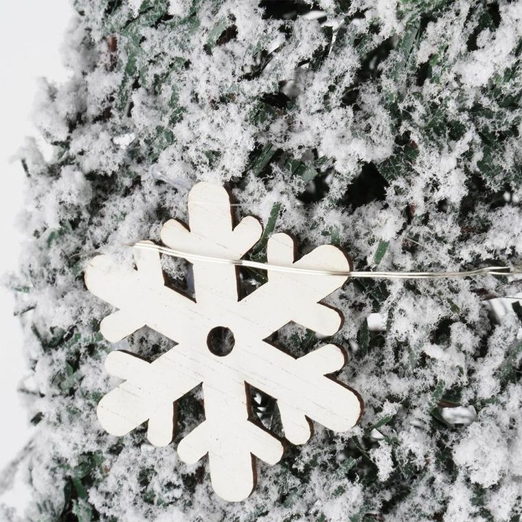 Home Styling Collection, choinka świecąca, zielona, stożek, 30 LED, 60 cm