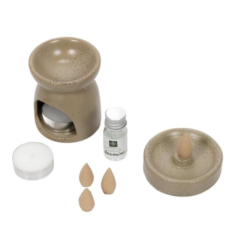 Home Styling Collection, Hapo, kominek zapachowy + kadzidła, 9 elementów