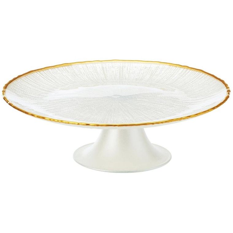 Home Styling Collection, patera na tort, na nóżce, szklana, 21 cm