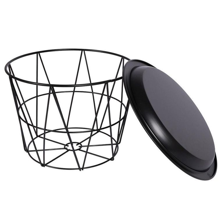 Home Styling Collection, podstawka pod kwiatki, czarna loft, 27-20 cm