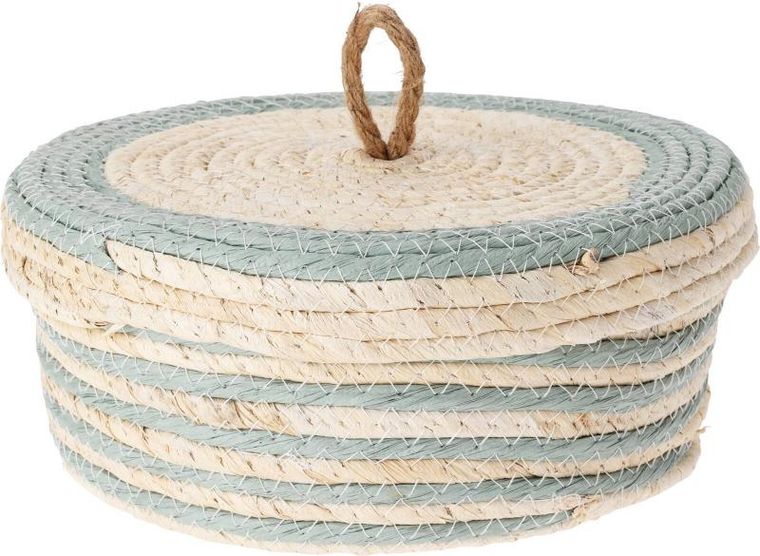 Home Styling Collection, pojemniki do przechowywania z przykrywką, 3 szt.