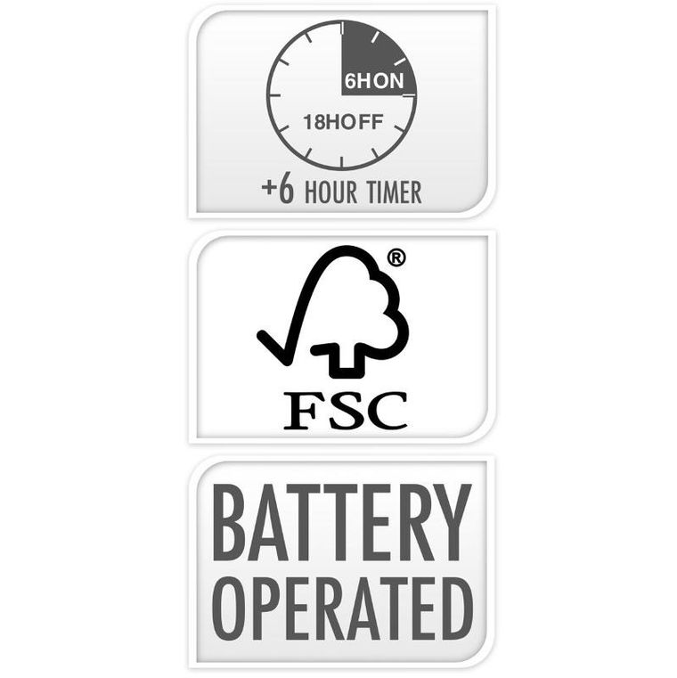 Home Styling Collection, świąteczna dekoracja drewniana z LED, sanie, 32-25-11 cm