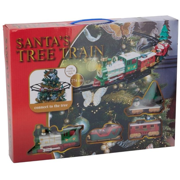 Home Styling Collection, świąteczna kolejka na choinkę, 23 elementy, 87,5 cm