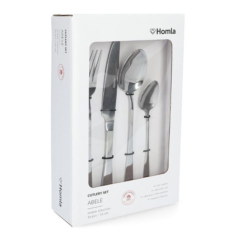 Homla, Abele, sztućce, srebrne, 16 szt.