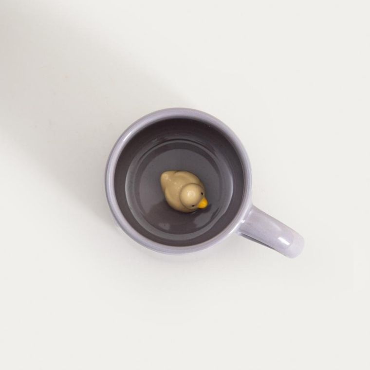 Homla, Alagi, kubek, fioletowy z kaczuszką, 0,25l