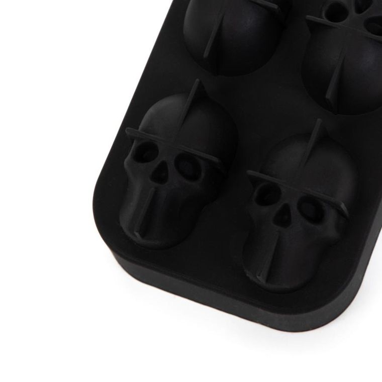 Homla, Alcole, forma na lód, czaszki, 11,5-9,5cm