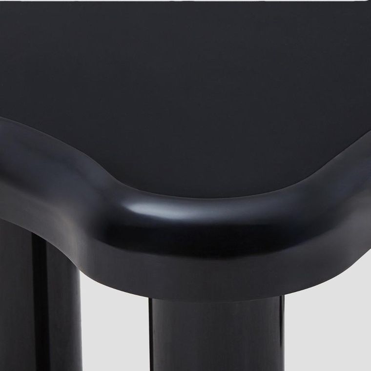 Homla, Alto, stolik kawowy, lakierowany, czarny, 100-60-45 cm