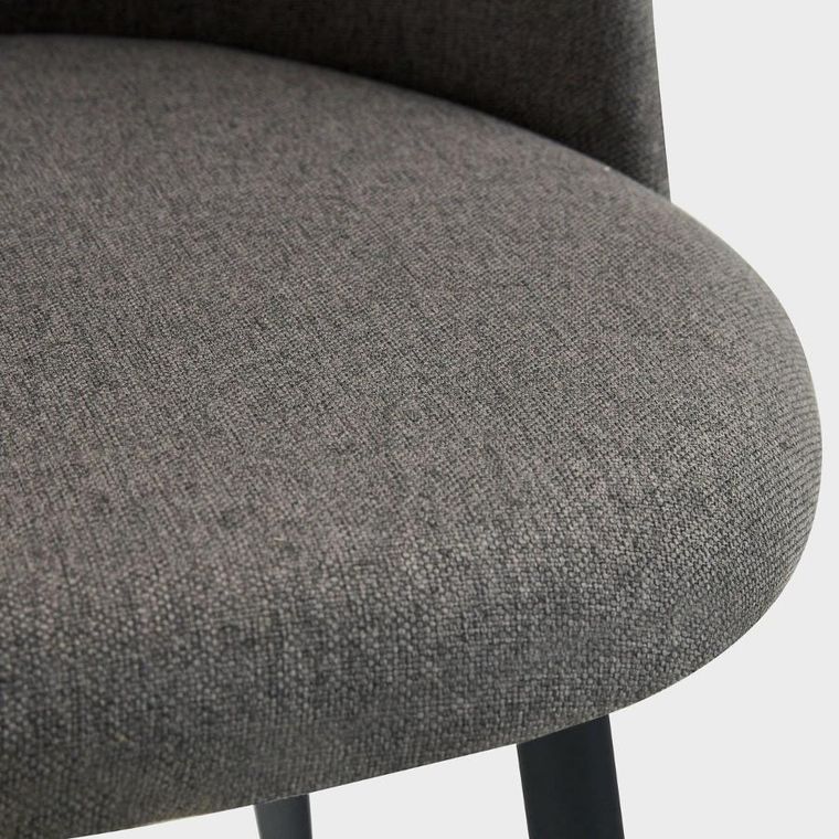 Homla, Ampla, krzesło, ciemnoszare, 47-56-78 cm