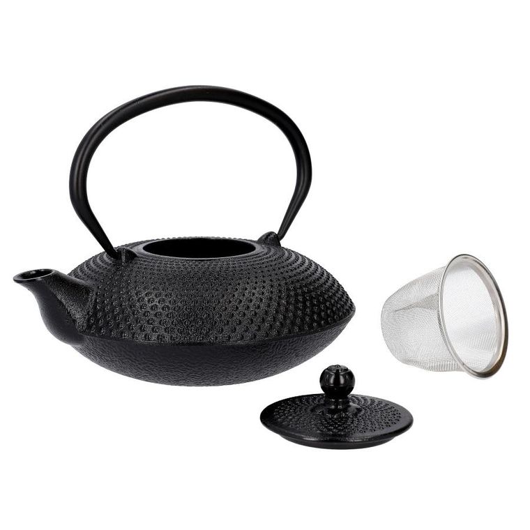 Homla, Andreas, dzbanek do herbaty, żeliwny, czarny, 0,8l