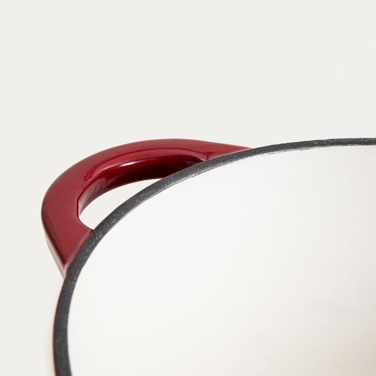 Homla, Andreas, garnek żeliwny, bordowy owalny ombre, 4,5l