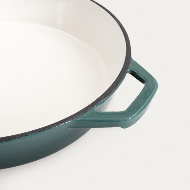 Homla, Andreas, patelnia żeliwna, zielona ombre, 26 cm