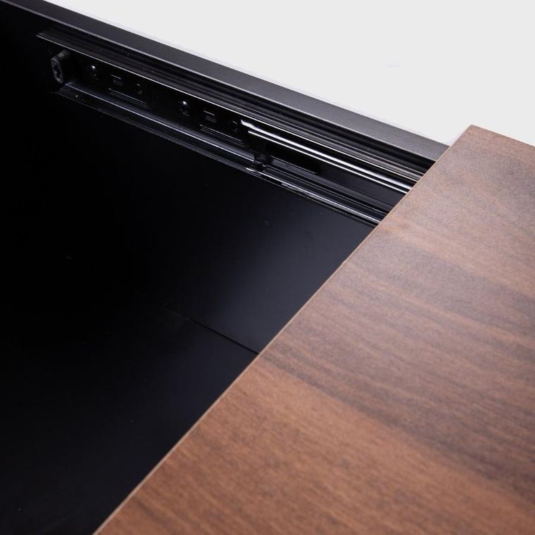 Homla, Anzabi, stolik kawowy, z podnoszonym blatem, brązowy, 105-50,5-43,5 cm